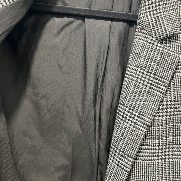 Everlane The Oversized Blazer in Wool Glen Plaid Size 12 - Picture 9 of 12